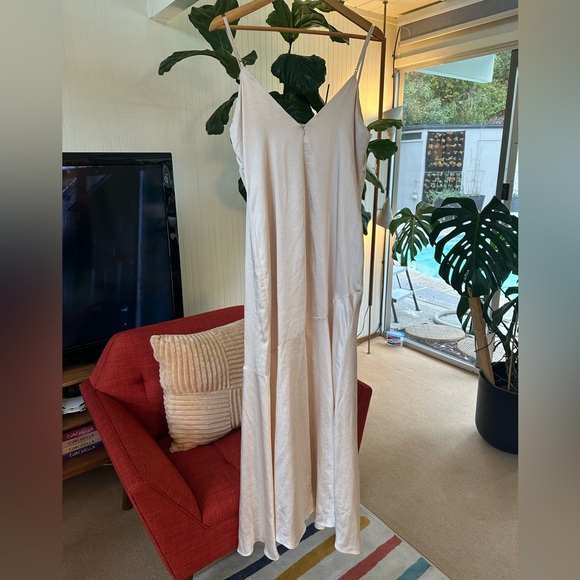 Lulus Satin Maxi Dress - Picture 5 of 6